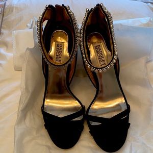 Fabulous Badgley Mischka Rhinestone Sandals